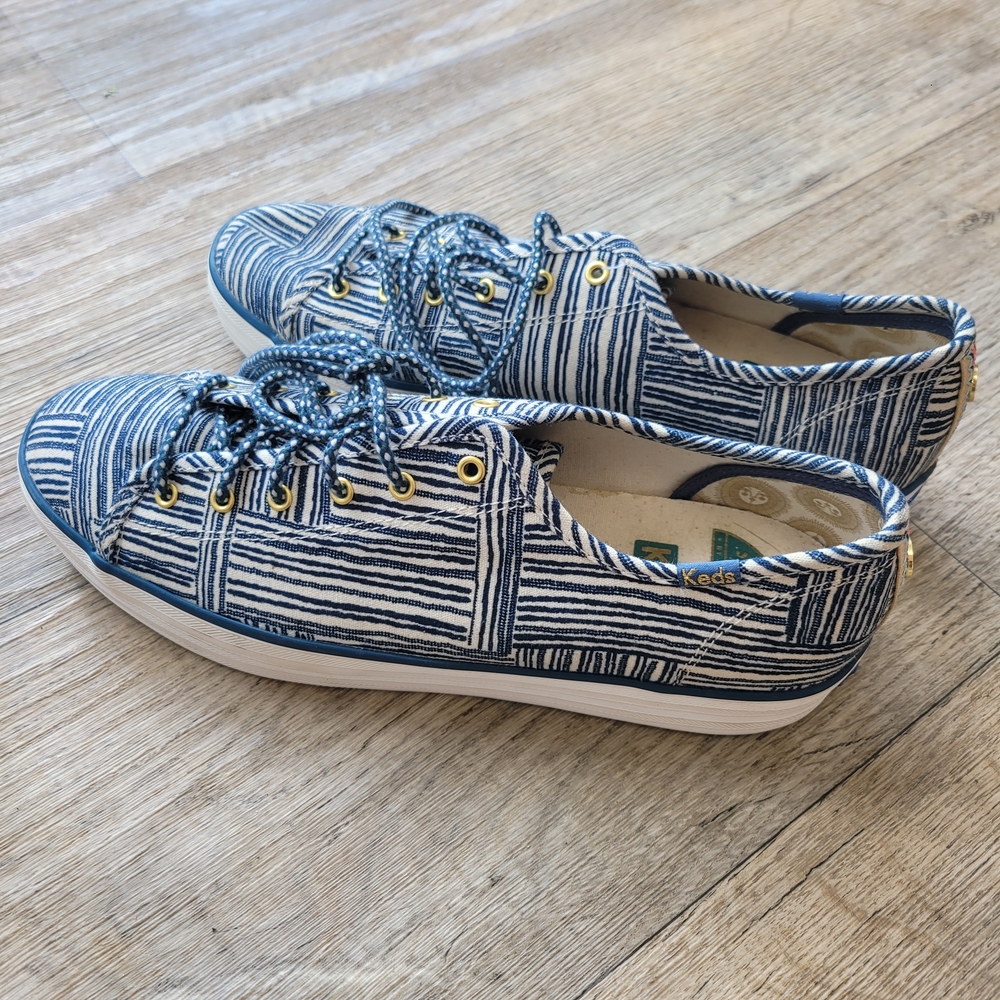 Keds Women's Navy Patterned Sneakers